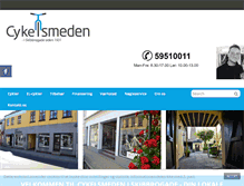 Tablet Screenshot of cykelsmeden-kalundborg.dk